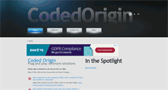 Desktop Screenshot of codedorigin.com